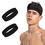 Männer Sport Stirnband, No-Slip Stirnband, Frauen Yoga Stirnband, Radfahren, Joggen, Fitness, Feuchtigkeitsaufnahme und Schweiß ableitendes Stirnband