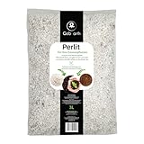 GebEarth® | Perlite für Pflanzen 3L | Körnung 2-6 mm | Verbessert die Wasserdrainage | Expandierte Perlite, ideal für Sukkulenten, Orchideen, Karnivoren und andere feuchtigkeitsempfindliche Pflanzen.