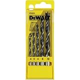DeWalt DT4535-QZ (Holzspiralbohrer Set 5-tlg. in Kunststoff-Kassette 4, 5, 6, 8, 10 mm Ø)