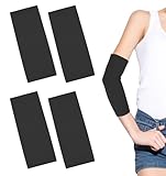 ValueBargain 2 Paar Arm Sleeves, Armsleeve Sportärmel Nylon und Elastan Schwarz Nahtlos Flexibel, Atmungsaktiv UV-Schutz für Tattoo-Abdeckung Training und Alltag