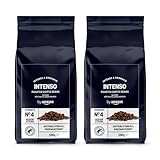 by Amazon Intenso Kaffeebohnen, Leicht Geröstet, 1kg (2 Packungen à 500g) – Rainforest-Alliance-zertifiziert