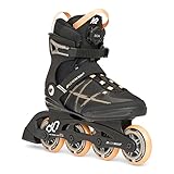 K2 Skates Damen Inline Skates Alexis 80 BOA, Black - Peach, 30H0100.1.1.100