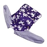 VICASKY Cartoon-malerei-kleidung Kleinkinderkittel Babykittel Zum Essen Kinderschürzen Babylätzchen Wasserdicht Säuglingslätzchen Babyschürze Langarm-lätzchen Schürzen Für Polyester