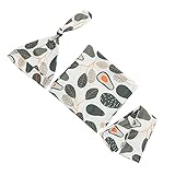 Healeved 1 Satz Neugeborenes Wickel Tuch Neugeborener Hut -hüte Anzüge Für Jungen Säuglingsanzug Anzug Für Jungen Suite Für Jungen Stretch-Anzug Baby Anti-schreck Polyester