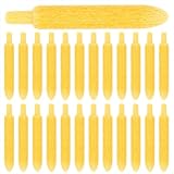 DIYEAH 60 Pcs Farbe Stift Nachfüllstift Tipps Lackmarker Nibs Lackmarker Ersatz Lackierstift Lackiermarker Stift Ersatz Nibs Punkte Polyester Chemie Faser Gelb Gelb