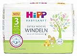 HiPP Babysanft Windeln Midi 3 Carry, 3er Pack (3 x 1 x 36 Stück)