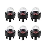 Snap-in Primer Bulb Pump, 6 Stück Vergaser Primer PumpePrimer Bulb, General Snap-In Primer Kraftstoffbirne, Vergaser Primer Pumpe Kraftstoffbirnen, für Rasenmäher, Gebläse und Trimmer