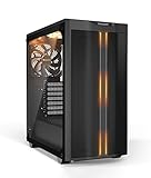 BeQuiet Pure Base 500DX Midi-Tower PC-Gehaeuse Schwarz 3 vorinstallierte Luefter, Integrierte Beleuc