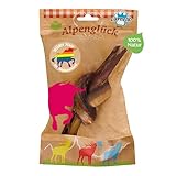 Carnello Hundeleckerli Getreidefrei – Alpenglück Wilder Stier – Proteinhaltiger Ochsenziemer – Hunde Leckerlis, Leckerli Hund, Trockenfutter Hund Getreidefrei