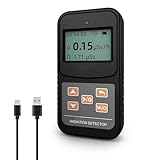 Memows Geigerzähler Radioaktivität Messgerät Nuklear Strahlungsdetektor Tragbarer Radioactivity Dosimeter Geiger Counter Nuclear Radiation Detector Geigerzähler Beta Gamma Röntgen mit LCD-Display