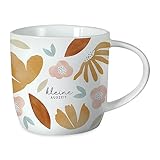 Grafik-Werkstatt Kaffeetasse mit Spruch 300 ml Porzellan Tasse Kleine Auszeit, Vielseitig