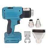 Tragbare Akku-Heißluftpistole, ABS 3 Zinken Wiederaufladbare Kunststoff-Schweißpistole Für Waben Beheizte Verpackung, Lockout Trigger Design Für Handwerk, Vinyl, Farbe