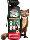 Gerobug® Anti Marderspray für Auto, Dachboden, Haus & Garage 400 ml - Marderschreck Dachboden, Marderschutz Auto Motorraum - Langanhaltende Marderabwehr Auto Spray mit verbesserter Formel