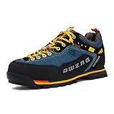 Herren Trekking Wander Schuhe Bergschuhe Rutschfeste Atmungsaktive Low Top Outdoor Sneaker Gelb 46 EU