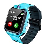 Puhiuyoi Kinder Smartwatch, GPS-Uhr für Kinder mit SOS