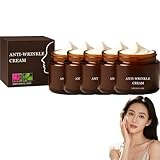 Retinol Anti-Falten-Creme, Retinol-Nachtcreme für das Gesicht, Gesichtsmilch für Frauen, tiefe Hydratation für alle Hauttypen. (5pcs)