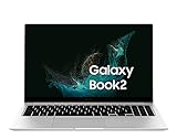 Samsung Galaxy Book2 Laptop, Ultrafino, 15,6 Zoll FHD LED, Intel Core i5 der 12. Generation, Intel® Iris® Xe, RAM 16GB LPDDR4x, 512GB NVMe SSD, Windows 11 Pro, Silver