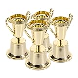 Sosoport 4 Stück Mini Trophäenbecher Auszeichnungen Kleine Kunststoff Trophäendekoration Kreativ Geformte Trophäendekoration Studentenwettbewerb Trophäenzeremonie Trophäendekoration