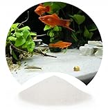TD STONES Feiner Quarzsand – 0,5-1mm Körnung – Weicher Aquariensand für Süß- & Meerwasseraquarien, Schonend für Empfindliche Fische, Stabilisiert Ökosystem & Fördert Pflanzenwachstum – 2kg