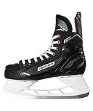 Bauer Herren Pro Skate Sr Feldhockeyschuhe, Schwarz (Schwarz-Weiss-rot-SI 900), 42 EU