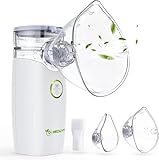 Meowyn Tragbar Inhalationsgerät, USB Wiederaufladbar Inhaliergerät für Kinder und Erwachsene