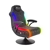 X Rocker Monsoon RGB 4.1 Gaming & Entertainment Sessel mit 4.1 Soundsystem, Neo-Motion Beleuchtung, Bluetooth & Vibration