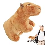 Capybara Golfschlägerabdeckung in Tierform | Golfschlägerhülle aus Holz | Niedliche Golfschlägerabdeckung | Golfschlägerabdeckung für Golfliebhaber Golfschläger Pilot für zusätzlichen Schläger