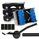 YushengTai Möbelheber, Möbel Transportrollen Set, Möbelheber für Schwere Möbel mit Lastenheber, Möbeltransportrollen für Mühelosen Möbeltransport