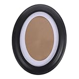 Cabilock Ovaler Holz Bilderrahmen für Wanddekoration Nahtloser Nägel S Nägel Schwarz für Fotos Kreative Displays