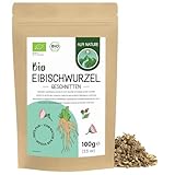 Alpi Nature Eibischwurzel Tee BIO 100g, bio Marshmallow Root geschnitten und ungeschält, Eibisch Tee
