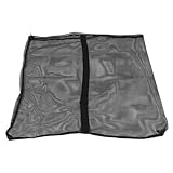 ABOOFAN Große Sporttasche mit Netz für Basketball Volleyball Rugby und Fußball Atmungsaktives Ballnetz mit Verstellbarem Schultergurt Vielseitiger Organizer für Sportausrüstung Schwarz