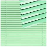 Alu-Jalousie Blackout Horizontal Jalousette 60-160cm Breit Lamellenvorhang Für Zuhause, Schlafzimmer Sichtschutz, Einfach Zu Montieren(Green,90x130cm/35x51in)