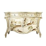 GELASIGE Sideboard Schrank im chinesischen Stil Eingangsschrank Wohnzimmer Sofa Dekoration Licht Luxus Aufbewahrung Sideboard Korridor Schuhschrank Sideboard Schrank mit Stauraum