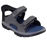 Skechers Herren TRESMEN Reece Sportsandale, Charcoal, 43 EU