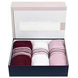 Generic Oslo Handtuch- und Gästehandtuch-Set, 3 + 3 Stück, verpackt in einer Box, Gesichts- und Gästehandtuch-Set, Badetücher (rosa)
