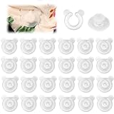 LuyoNova Bettdecken Clips, 24 Stück Bettdeckenhalter, Fixierer ohne Nadeln Bettdeckenbezug Klammer, rutschfeste Duvet Cover Clips, Bettlaken Spanner für Bettdeckenbezug Bettdecke