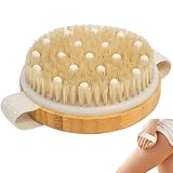 Trockenbürste, Körperbürste, Massagebürste, Trockenbürste Lymphdrainage, Badebürste, trockenbürste körper, Dry Brush, Trockenmassage Bürste Entfernen Abgestorbener Hauten