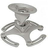 RILOOP Beamer Deckenhalterung Universal Decke Halterung Deckenbefestigung 360 ° neigbar