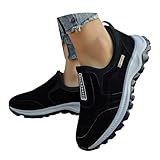 Sportschuhe für Herren, lässig, Sport, Laufschuhe, leicht, Damen, orthopädisch, sportlich, urban, lässig, minimalistisch, breit, speziell für Tennis, Laufen, Jogging 2025, Schwarz , 42 EU