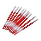 Bulevisiter Bienenpfropfwerkzeug für die Imkerei, einziehbare Transfernadeln mit flexiblem Schilf und Federkolben, rutschfester Griff für Larve zu Königin-Tasse, 10 Stück