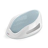 Angelcare ergonomischer Badesitz für die große Badewanne oder Dusche, Light Aqua, angenehm weiche Liegefläche