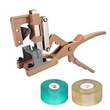 Pfropfwerkzeug-Set für den Garten zum Schneiden von Ästen mit SK5-Klinge, bequemer, ergonomischer Griff, Aluminiumlegierung und gelben und grünen Veredelungsbändern