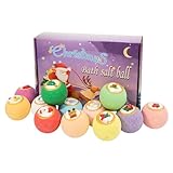 Bubble Bad Badeball für Kinder, 12 Stück Weihnachten Thema Bubble Spa Badeball Bubble Badeball für Aromatherapie-Badezimmer für Frauen, Freundin, Mutter