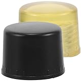 IWOWHERO Gummi Hammer Ersatzspitzen Flexibel Schraubbar Langlebig Schonhammer Aufsatz für Metallarbeiten Mallet Hammer Tips Ersatzteile