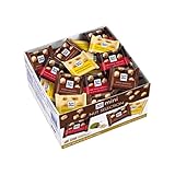 Ritter Sport mini Voll-Nuss Mix, weiße, dunkle & Vollmilchschokolade, Schokolade mit ganzen Haselnüssen, perfekt zum Naschen und Genießen, 1,1 kg (66 Stück)