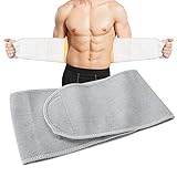 Duevin Winter Wärme Bauchgurt, Atmungsaktiv Rückenwärmer Wärmegürtel Taillenpflege Bandage, Elastische Bauch Taille Unterstützung zum Taillenschmerzen und Schmerzlinderung(L)