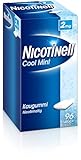 Nicotinell Kaugummi 2 mg Cool Mint (Minz-Geschmack), 96 Stk.: Nikotinkaugummi für schrittweise Raucherentwöhnung und sofortigen Rauchstopp