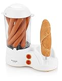 HYUNDAI Hot-Dog-Maker HDM 110 I 1-12 Würstchen I 1-6 Eier I Maiskolben kompatibel I Dorn zum erhitzen von Brötchen I Kleiner Helfer für Wiener, Eier und Mais