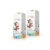 Casa Sana Hustensaft Kids – Hustenstiller mit Honig, Propolis & isländischem Moos, beruhigt gereizte Atemwege, bei trockenem & feuchtem Husten, alkoholfrei & kindgerecht, ab 3 Jahren (2 x 200 ml)