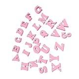 Vaguelly 100 Stück Teiliges Holzbuchstaben Holzscheiben für DIY Bastelprojekte Kreative Englische Buchstaben aus Robustem Holz für Kinderförderung Handmalerei und Dekorationen